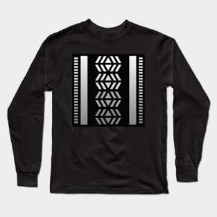 “Dimensional Levels” - V.1 Grey - (Geometric Art) (Dimensions) - Doc Labs Long Sleeve T-Shirt